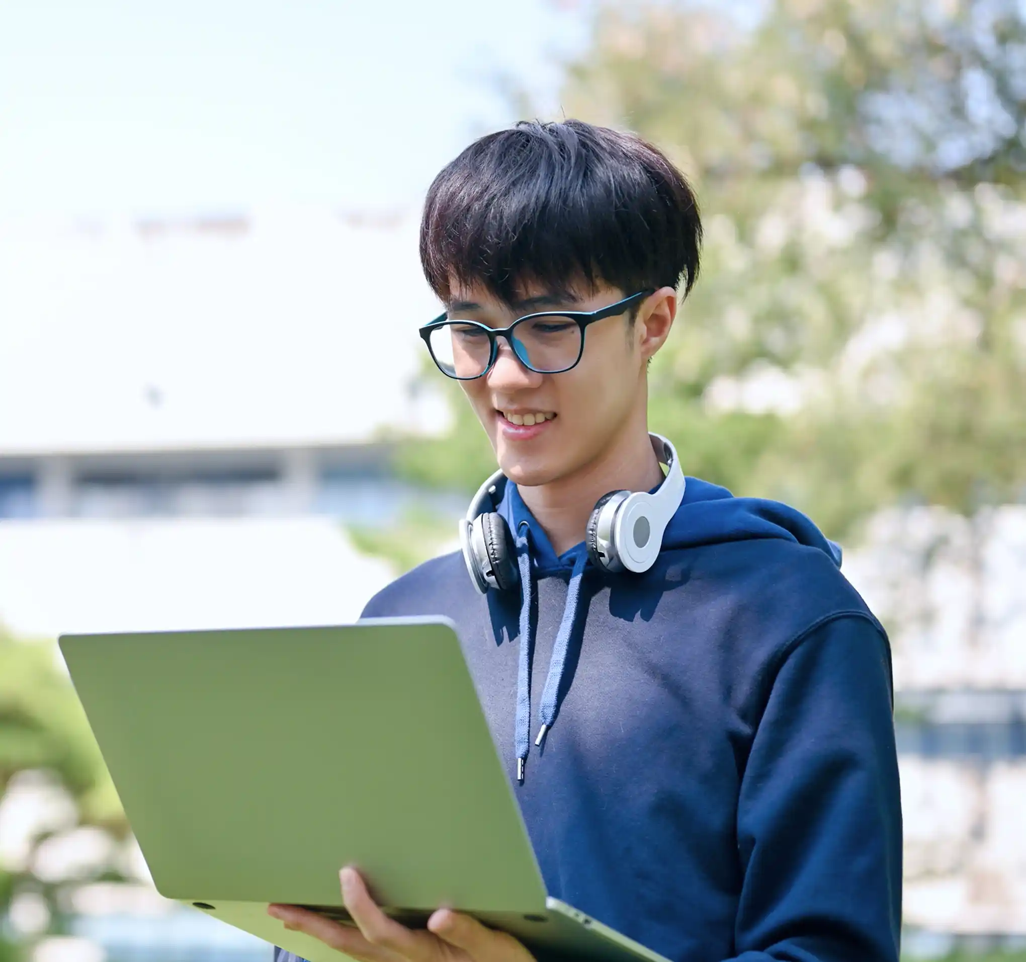 Male college student